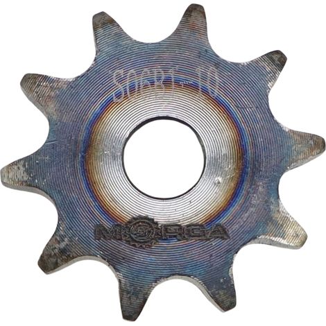 Pignone per catena temprato con flangia, mozzo MORGA 06B-1 (R1 3/8) Z-10 diametro esterno 34,5 mm (1/4)
