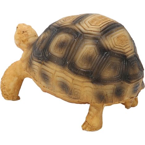 Schildkrötenfigur aus Kunstharz als Dekoration für Aquarium und Teich (1/5)