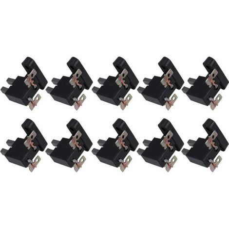 Spazzole di carbone per generatori: 10 spazzole di carbone e portaspazzole per generatori da 4 kW, 5 kW e 7 kW. Buona conduttività termica e proprietà lubrificanti. -Crezuo