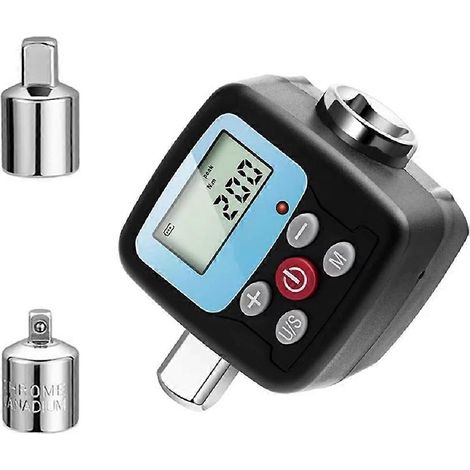 Adaptateur de couple haute précision à entraînement carré 1/2" x 1/4" x 3/8" - Clé dynamométrique électronique pour réparation de motos et voitures - 30 Nm (1/5)