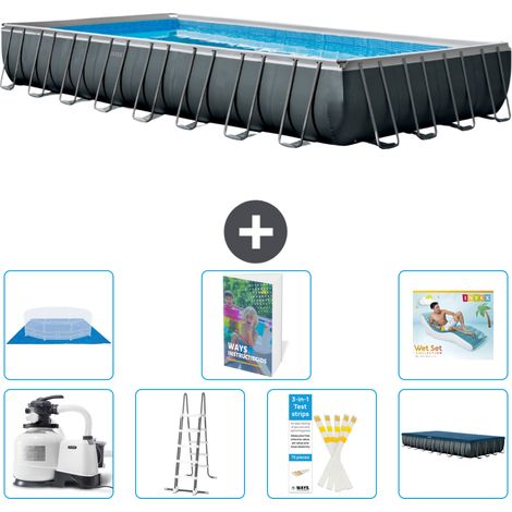 Intex Piscina Ultra XTR Rettangolare - 975x488x132 cm - 8-pezzi  S670