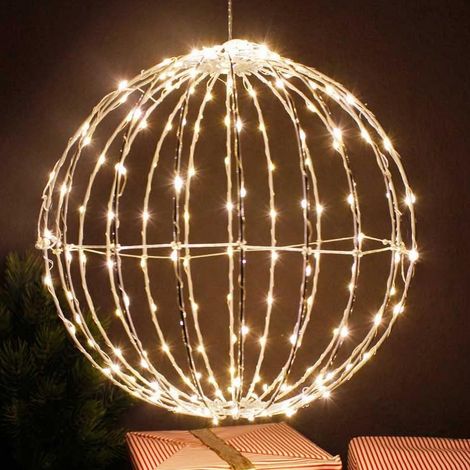 Sfera luminosa 3D 50cm 360 Led Bianco Caldo Wisdom (1/4)