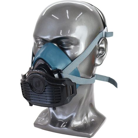 Masque facial en silicone anti-poussière pour la protection contre la poussière industrielle (1/3)