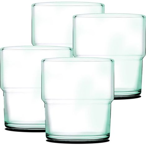 Verre à liqueur - JUANIO - 30 cl - Lot de 4 - Transparent - Résistant chaud/froid (1/2)