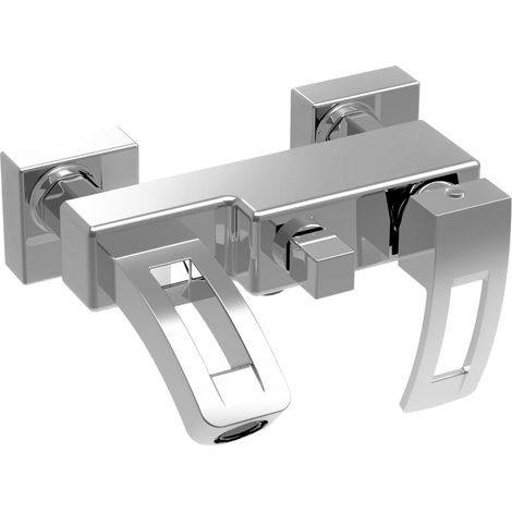 Essebagno Duo mechanischer Badewannen-Duschmischer chrom