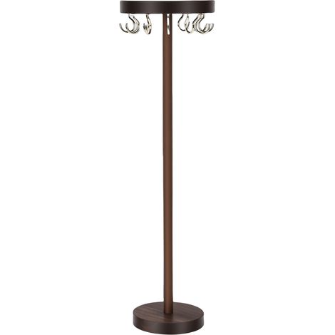 Collier organisateur support en bois massif affichage stockage bureau porte-bijoux support suspendu accessoire avec crochet (1/5)