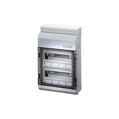 Hensel KV 9224 caja neutra IP65 para carril DIN 31x14x42 cm