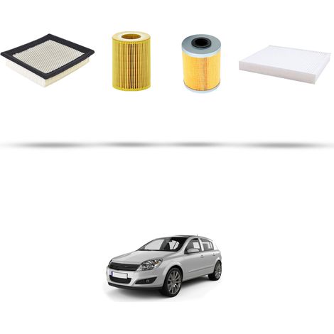 Kit tagliando 4 filtri compatibile con Opel Astra H ,GTC,SW 1.7 CDTI 81kw Dal 2007 (1/5)
