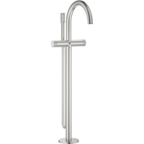 Grohe Atrio private collection Mitigeur baignoire sur pied - avec poignées - Supersteel (1/5)
