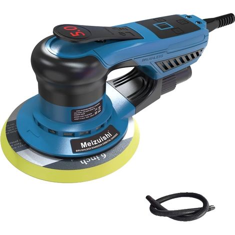 Ponceuse orbitale aléatoire, moteur sans balais, contrôle de vitesse variable, 360W 5.0mm (1/2)