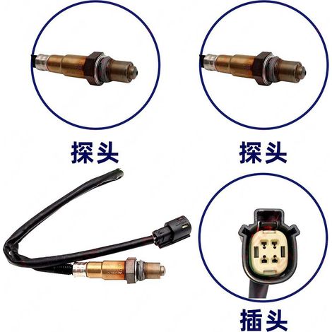 Oxygen sensor BV61-9G444-AA (0258010246) compatible with Ford Focus automotive parts. (1/3)
