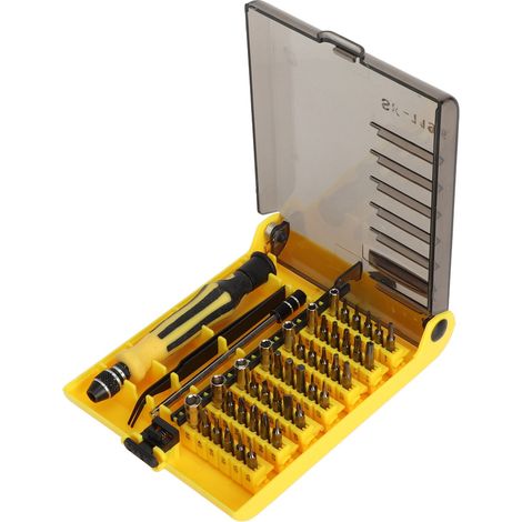 45-in-1 Schraubendreher-Bit-Steckschlüsselsatz aus Chrom-Vanadium-Stahl, multifunktionaler Kombinations-Bit-Steckschlüsselsatz für Reparaturen (1/5)