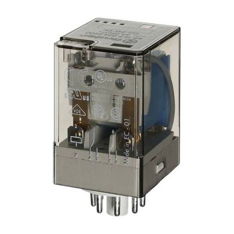 Finder 60 Series Relais de puissance 2 RT, bobine 110V c.c. Enfichable 1.3W ( Prix pour 1 ) (1/2)