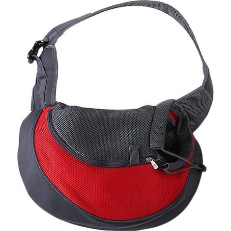 Sac De Transport Chat Chien Sac Bandoulire Rglable Pour Animaux De Compagnie Sac Transport Chiot Lapin Sac Main Paule En Maille Respirant Sac De (1/5)