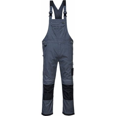 Cotte à Bretelles Pw3 Work Couleur : Gris Zoom/noir Taille Xl - Portwest (1/3)