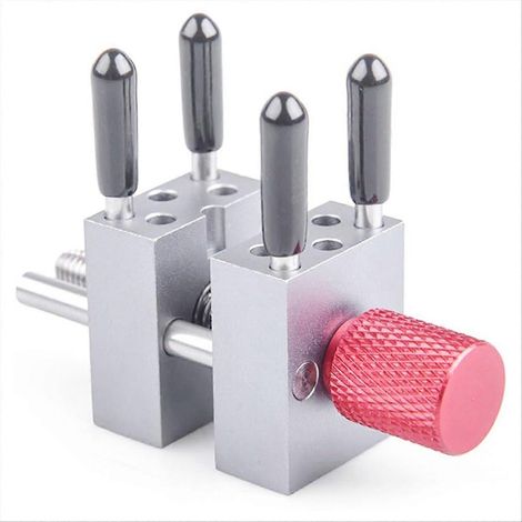 Mini-Schraubstock für den Modellbau, Präzisionswerkzeug aus Ganzmetall (1/5)