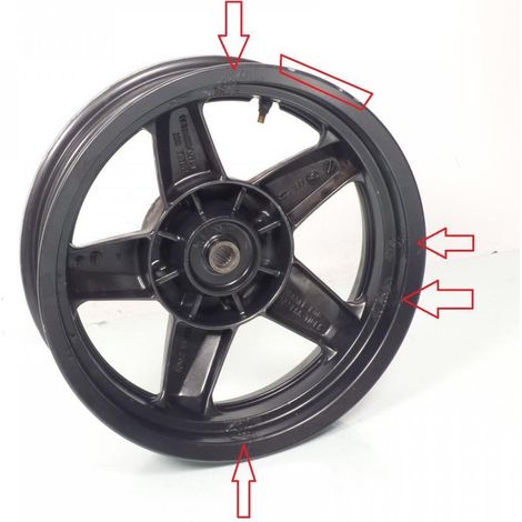 [GEBRAUCHT] Hinterradfelge original für Roller Yamaha 125 Xmax 2006 bis 2009 (1/5)