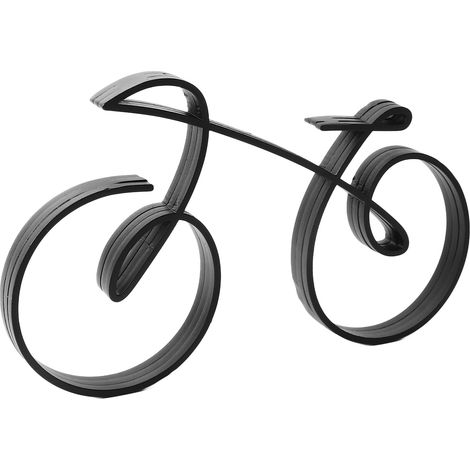 de vélo élégante en fer forgé style minimaliste avec