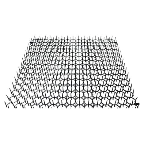 Tapis anti-chats pratique et répulsif pour chiens chats, idéal l'intérieur l'extérieur. Facile à installer. Accessoire anti-déjections canines félines. Noir. - (1/5)