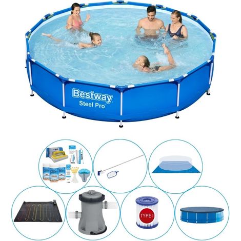Bestway Bestway Steel Pro Ronde - 366x76 cm - 8-pièces S21592