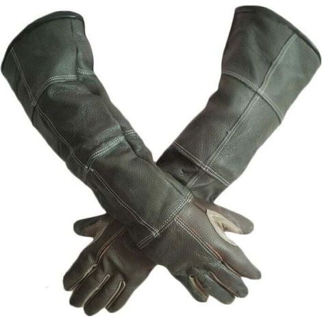 Animal Handling Gloves for Dogs, Cats, Birds, Snakes, Parrots, Lizards, Anti-Bite/Scratch Gloves for Gardening, Wildlife MUMU (1/4)