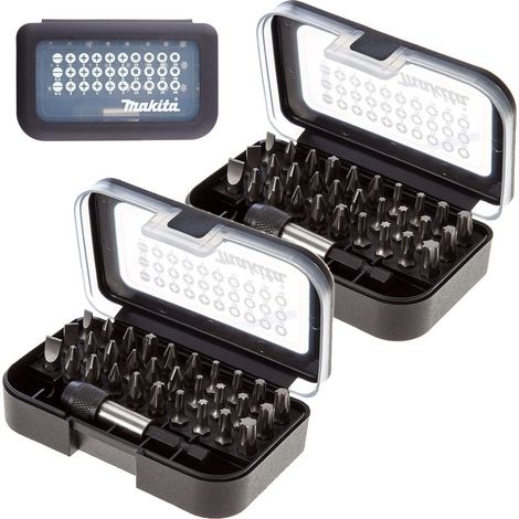 Makita 64 Piece Screwdriver Drill Bit Set Quick Release Magnetic Holder + Case (1/5)