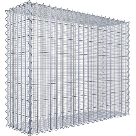 Gabiondeco - Gabion à mailles très fines pour gravillon 100 cm x 80 cm x 30 cm (L x H x P). maille 5 x 10 cm. spirale - Made in Germany (1/3)