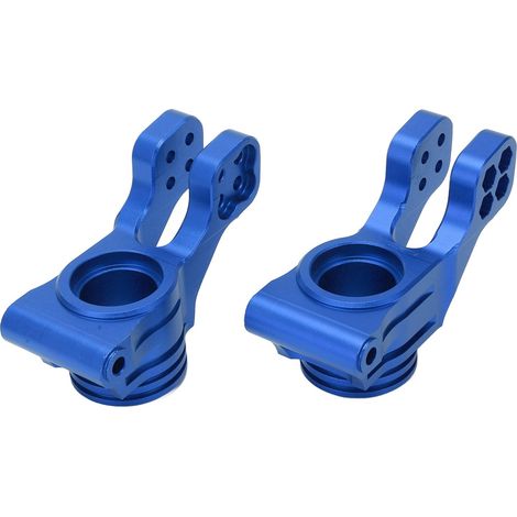 Set aus 2 hochfesten Hinterachs-Raketenarmen aus Aluminiumlegierung für ARRMA 1/5, KRATON 8S und Outcast 8S RC-Modelle (blau). (1/5)