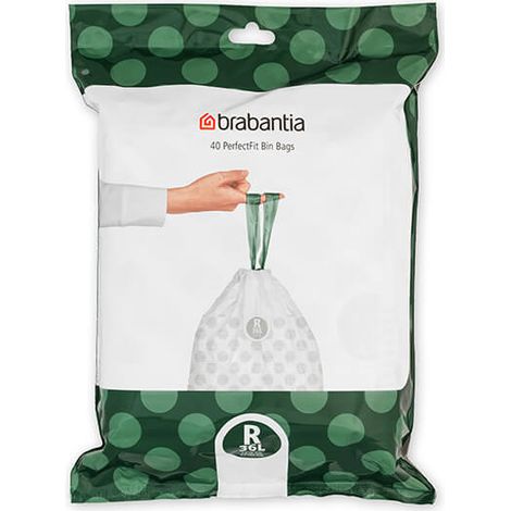 Brabantia PerfectFit Bags R 36 litre Dispenser Pack of 40 bags
