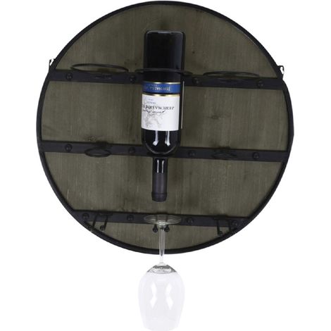 CANTINETTA COMBINATA  6 posti (3 bottiglie + 3 bicchieri)