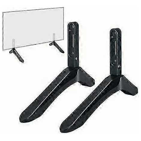 Pied de remplacement pour téléviseur Samsung, support TV universel facile à installer avec base antidérapante ultra-stable pour un gain de place. (1/5)