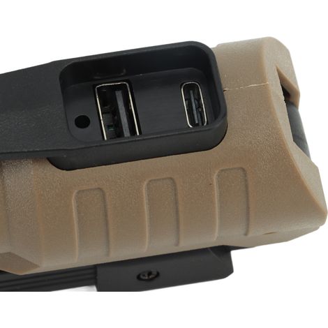 Faltbare COB-LED-Arbeitsleuchte mit 7 Modi, Typ-C-Anschluss, faltbar, magnetisch, für Notfälle und Wartungsarbeiten, 1200 mAh (1/5)