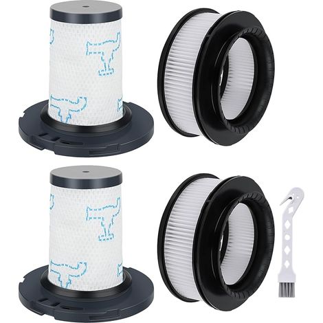Lot de 4 filtres de rechange pour aspirateur Rowenta X-Force Flex 11.60 14.60 15.60 Animal RH9878 RH9898 RH9958 RH99F1 - Accessoires de rechange ZR009007, ZR009008 (1/5)