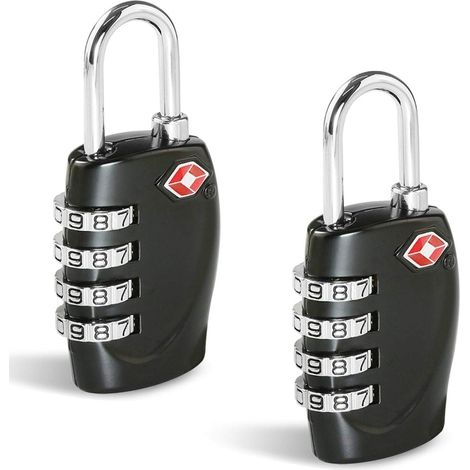 (2er-Pack) Kofferschlösser – 1er-, 2er-, 3er-, 4er-, 5er- oder 6er-Packung mit 4-stelliger Sicherheitsverriegelung (1/5)