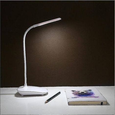 Lampe de bureau, lampe de table protectrice pour les yeux, lampe de chevet à intensité variable avec port de chargement USB (1/3)