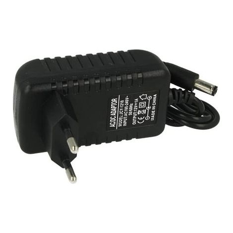 Trasformatore Alimentatore CV Con Spina da Presa Casa AC220V a DC 12V 1A 12W Colore Nero