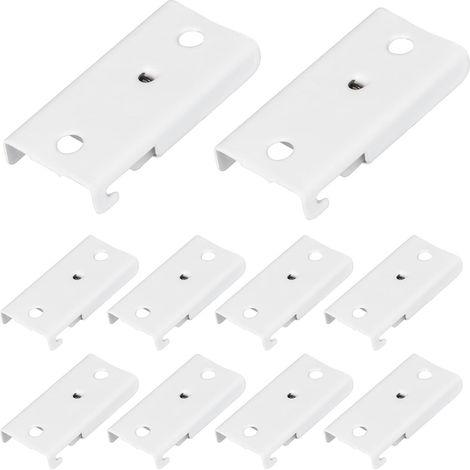 Supports de fixation pour rails de rideaux, rails de guidage flexibles, rails coulissants silencieux et kit d'accessoires.