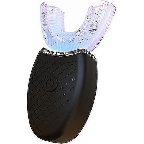 Brosse à dents électrique sonique automatique à 360 degrés en silicone, ultrasonique, électronique, de type U, rechargeable par USB-AquaForge (1/5)