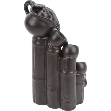 Brûleur d'encens cascade en forme de théière, ambiance sereine, apaisement de l'anxiété, favorise le sommeil, brûleur d'encens à reflux largement utilisé (1/5)