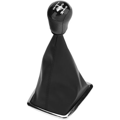 DEESSE SHOP-Aramox Pommeaux de leviers de vitesse voiture 5 vitesses Pommeau de levier de vitesses manuel Levier de levier de vitesses Faiter Boot Cocer Fit pour Focus MK2 2004-2008 (1/5)