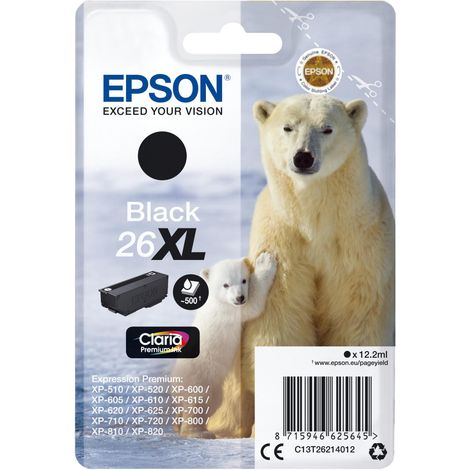 Epson C13T26214022 Druckerpatrone 1 Stück(e) Original Hohe (XL-) Ausbeute Schwarz