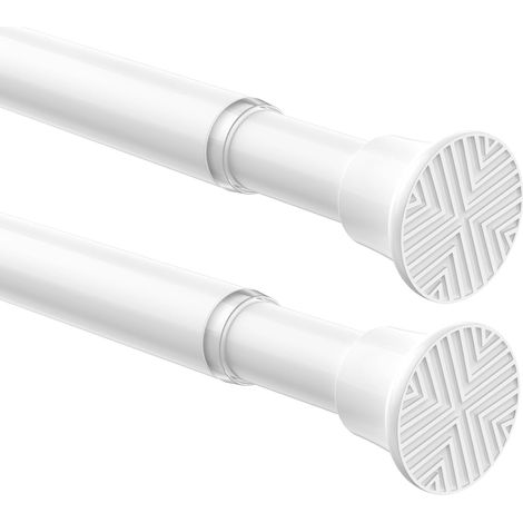 Tringle Rideau Sans Percage 77.5-159.5Cm Blanc Pour FenêTre (DiamèTre 22mm) (1/5)