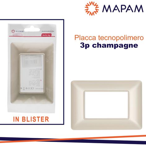 PLACCA 8003-07 3P CHAMPAGNE/MTX T3 JOY IN BLISTER