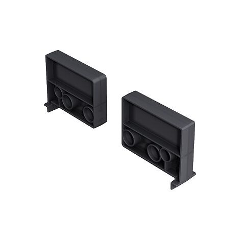 Kit support de blocage de tablette - fond à fleur - anthracite - HETTICH