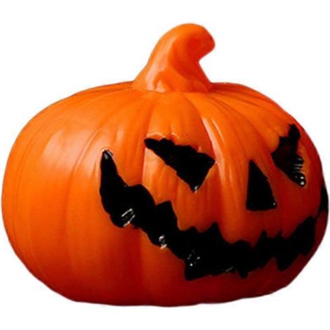 Citrouille lumineuse LED Halloween Décoration de bureau Art DIY pour la maison et la chambre (1/4)