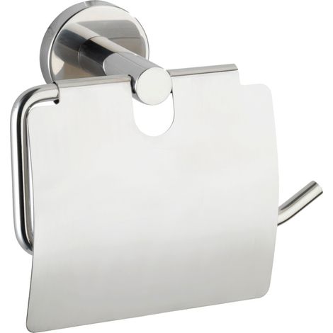 Toilettenpapierhalter Bosio m. Deckel, glänzend (1/5)