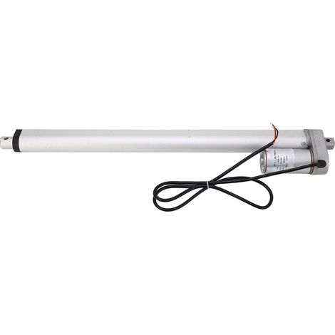 Vérin électrique linéaire miniature 400mm course 750N blanc alliage aluminium actionneur linéaire pour canapé massage 12V avec télécommande contrôleur (1/5)