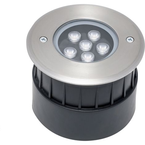 FORLIGHT Incasso Foco Empotrable de Suelo Acero inoxidable LED Blanco cálido 3000K 120mm (1/4)