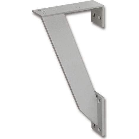 Strate Barkonsole schräg Rab - Thekenfuß für die seitliche Montage 322,5x154mm - Thekenkonsole, Aluminium eloxiert (1/2)