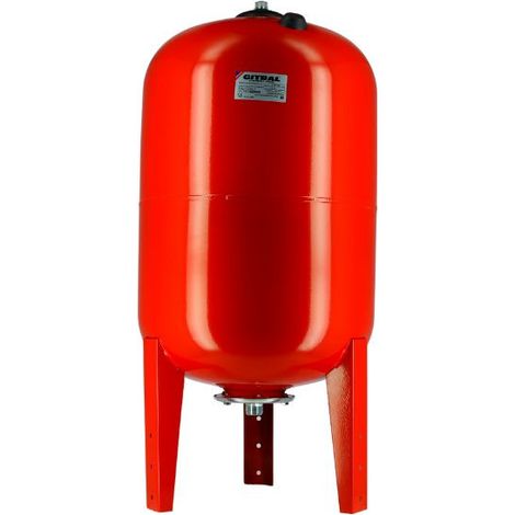Gitral – Réservoir à vessie 100L vertical – Vessie en caoutchouc alimentaire interchangeable – Pression max 10 bars – Acier robuste